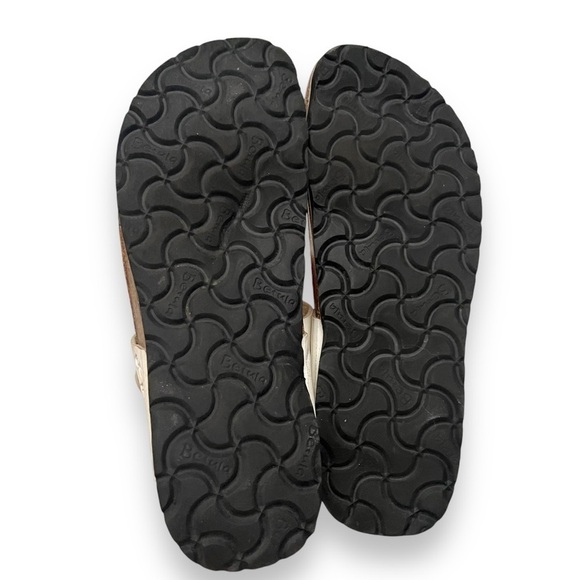 Betula By Birkenstock Pearl White Gizeh Sandals Size 7 Womens Open Toe - Picture 8 of 9